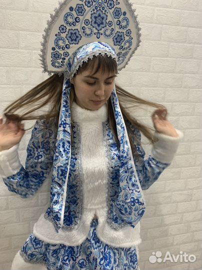 Костюм снегурочки взрослый