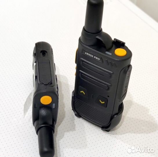 Легкая рация с наушником, комплект 2 штуки