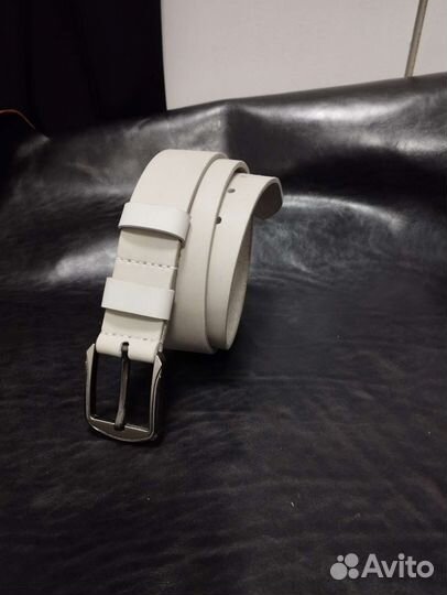 Мужской кожаный ремень ручной работы