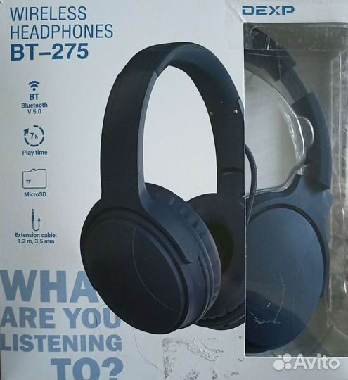 New Bluetooth-гарнитура наушники dexp BT-275