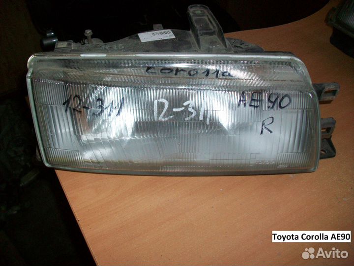 Фара на Toyota Corolla (Тойота Королла) AE90