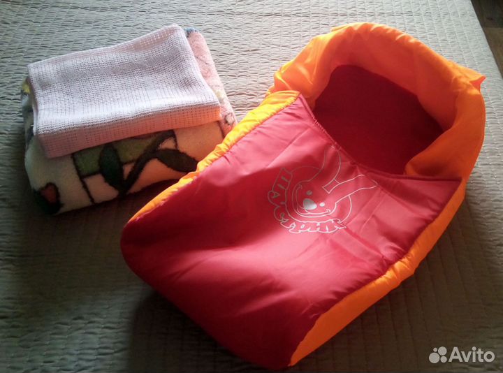 Пледы,чехол в санки/коляску