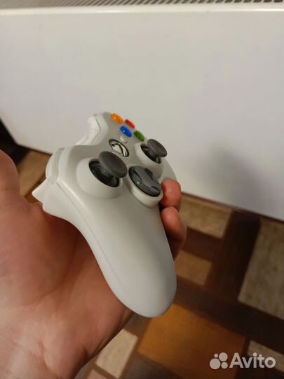 Беспроводной геймпад x box 360 белый