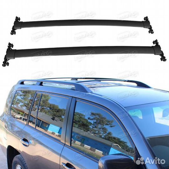 Багажник на рейлинги Toyota Land Cruiser Prado 120