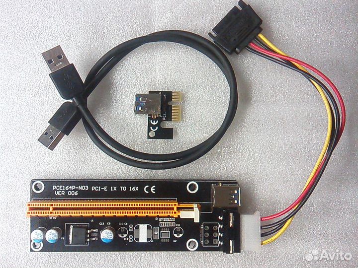 Разер PCI Express Riser USB 3,0 кабель 60 см