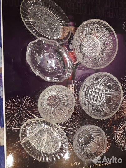 Хрустальная салатница СССР