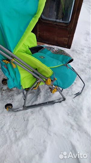 Санки каляска