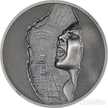 Монета Сбежавший из ловушки Острова Кука 2023 год