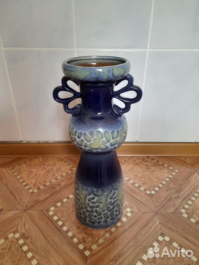 Фарфоровая напольная ваза высотой 36,5 см СССР