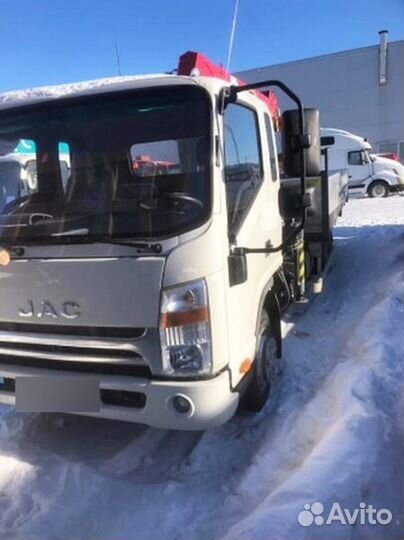 Бортовой грузовик JAC SMA505 с КМУ FG, 2023