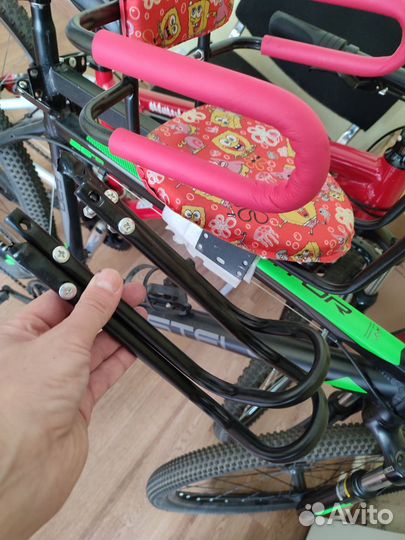 Детское вело кресло на раму или багажник
