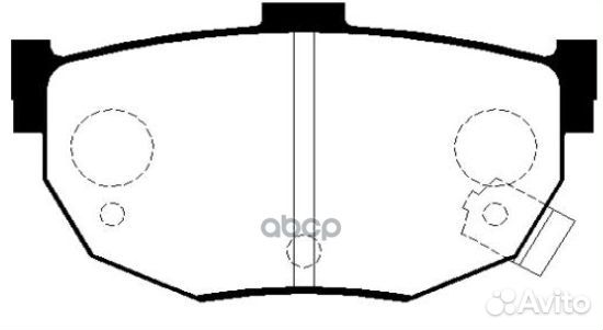 Ckkh-21 Колодки тормозные дисковые зад GK