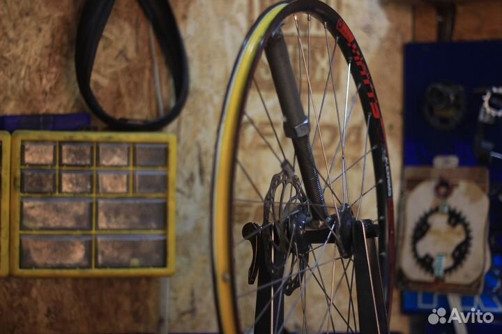 Сборка колеса велосипеда