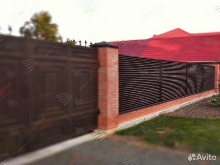 Забор жалюзи