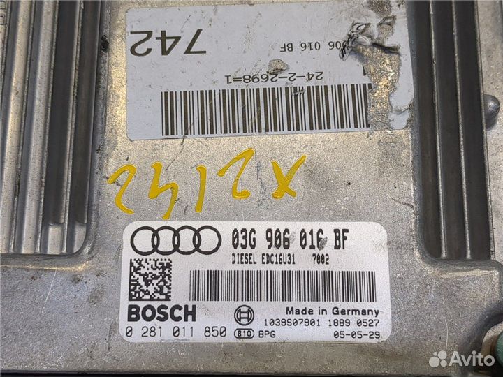 Блок управления двигателем Audi A6 (C6), 2006