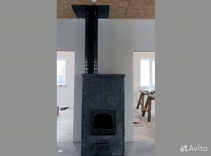 Печь камин талькомагнезит