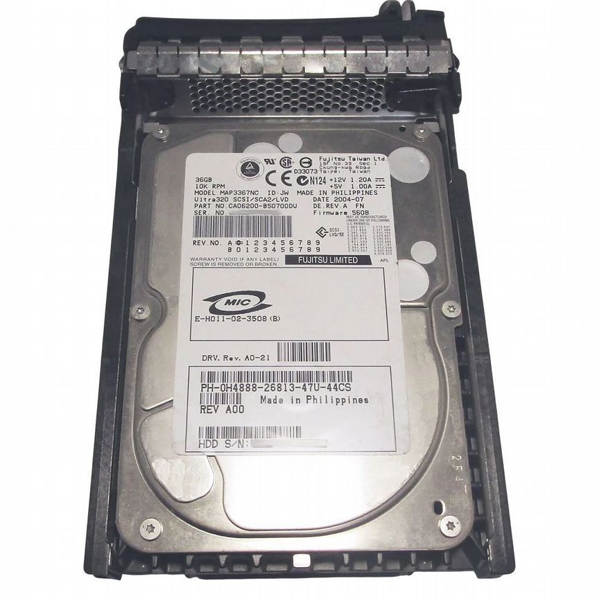 [H4888] Жесткий Диск Dell 36gb U320scsi 3.5" Hdd H4888
