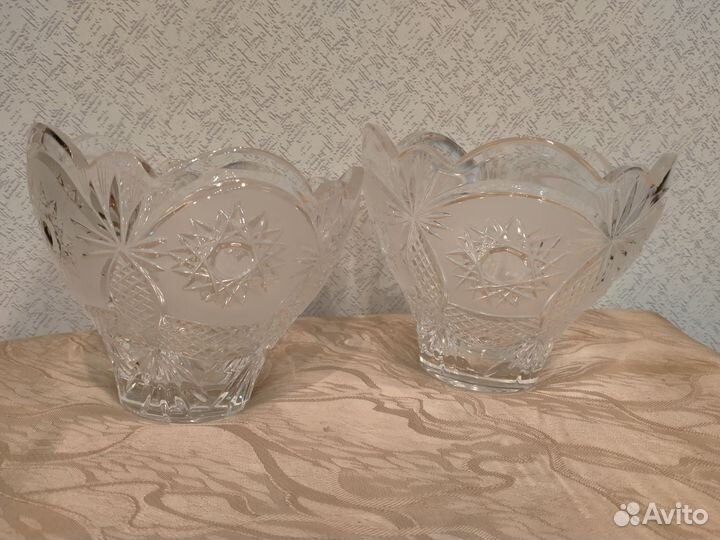 Вазы/ конфетницы/салатницы хрусталь