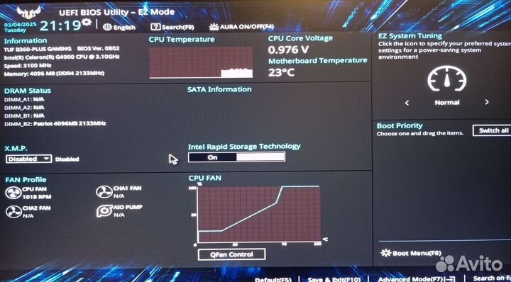 Материнская плата Asus TUF B360 Plus Gaming 1151v2