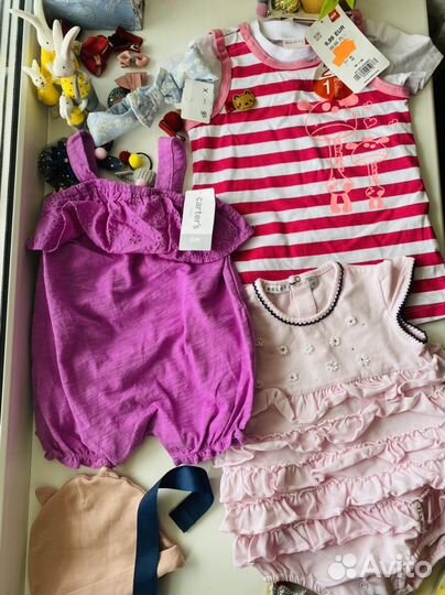 Одежда для девочки некст зара 68 новое бу