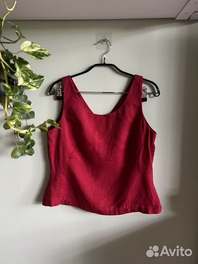 Топ из льна