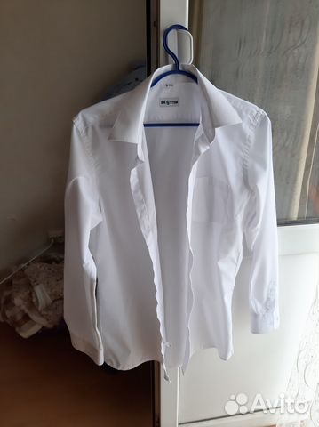 Рубашка белая 158-164