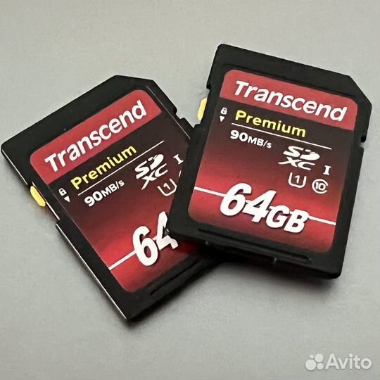 Карты памяти Transcend sdxc 64 Gb