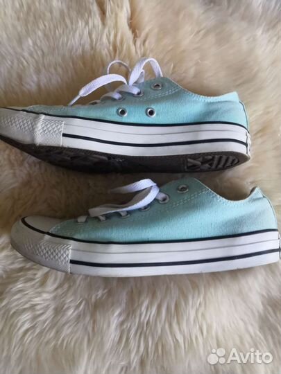 Кеды Converse мятные, б/у