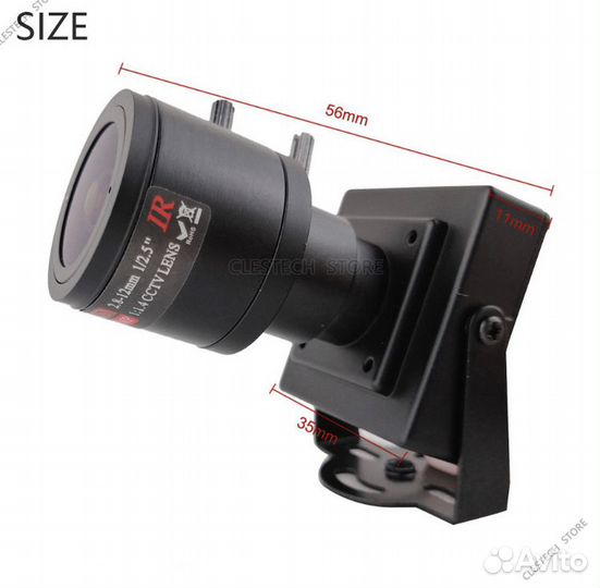 Камера обгона с переменным фокусным расстоянием