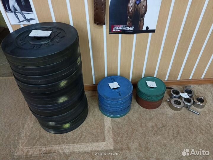 Блины для штанг и гантелей