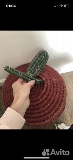 Зеркало макраме hm home zara home