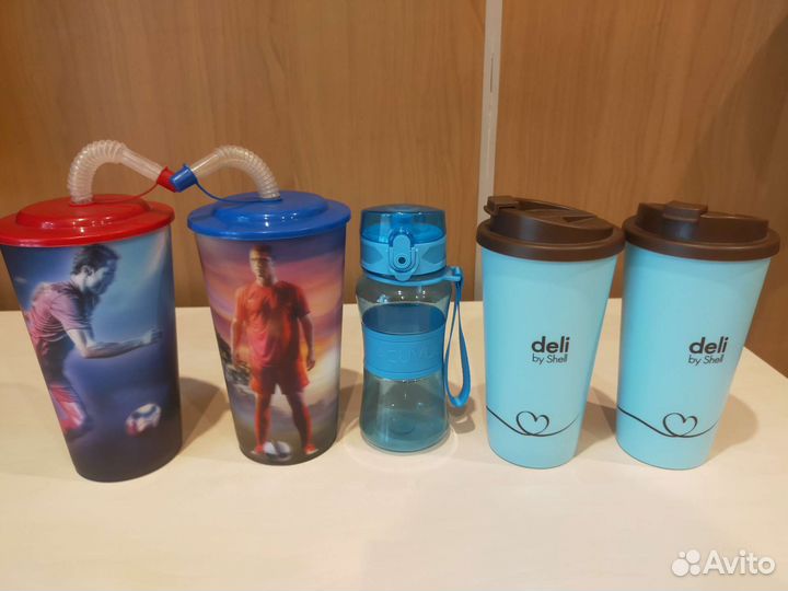 Стаканы KFC, термо стаканы, фитнес бутылка