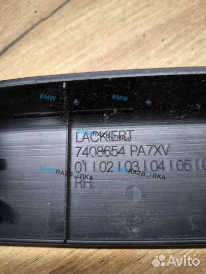 Накладка внутренняя на порог передняя правая BMW