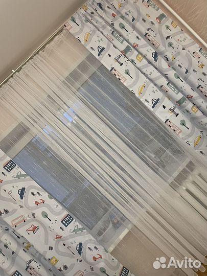 Шторы + тюль