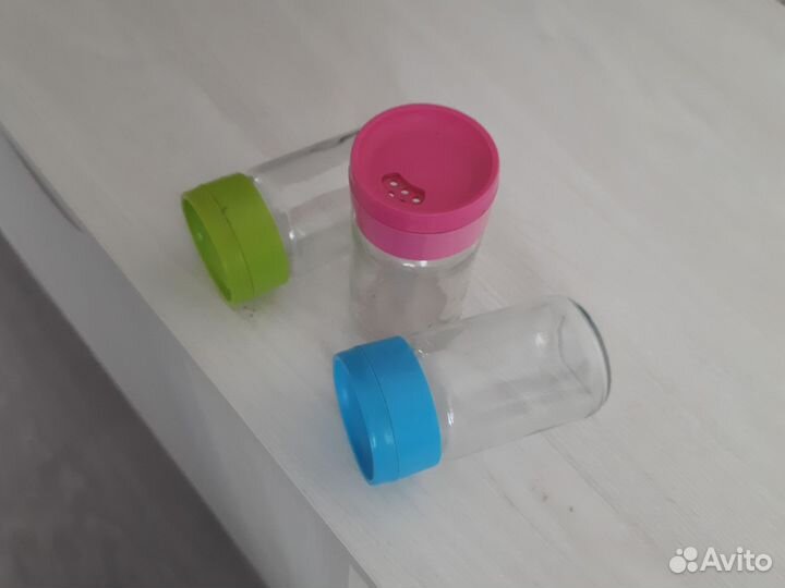 Баночки для специй стекло