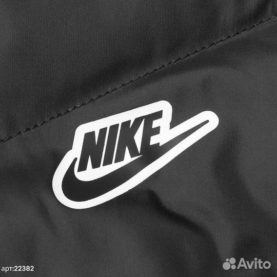 Зимняя куртка nike swoosh С большими карманами чер 48(M)