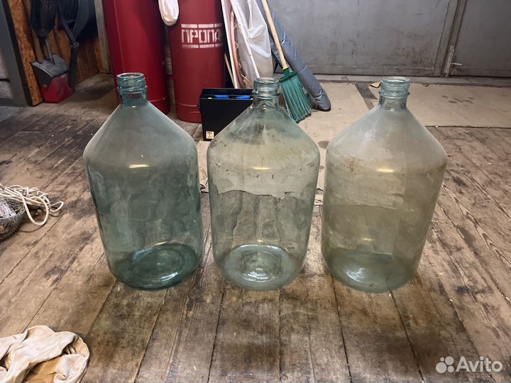 Бутылка стеклянная 20 литров