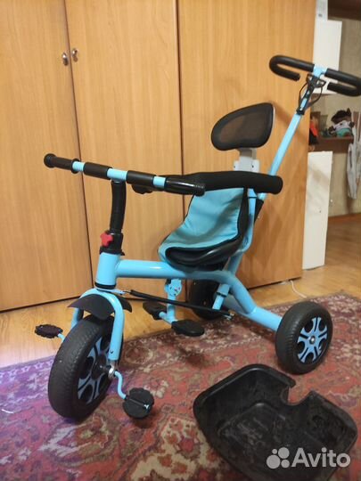Трехколесный велосипед коляска