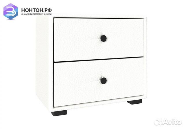 Тумба прикроватная Tango экокожа белая