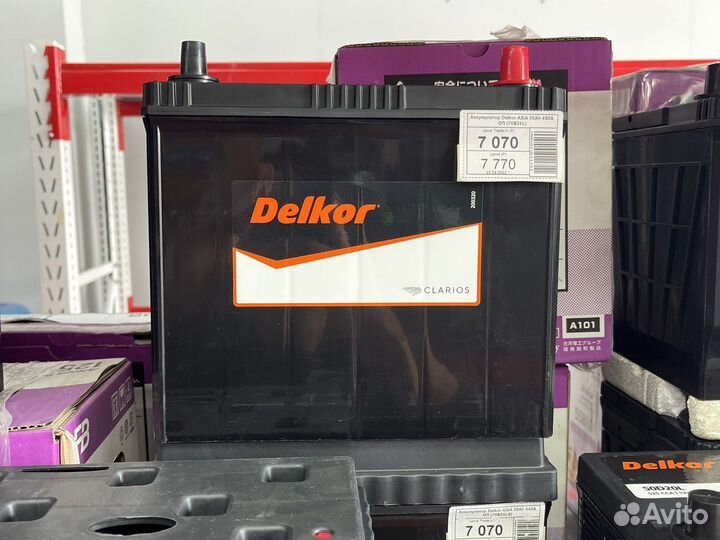 Аккумулятор delkor 55Ah 490CCA оп