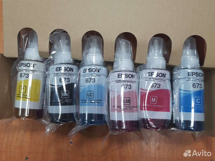 Оригинальные чернила для epson l805