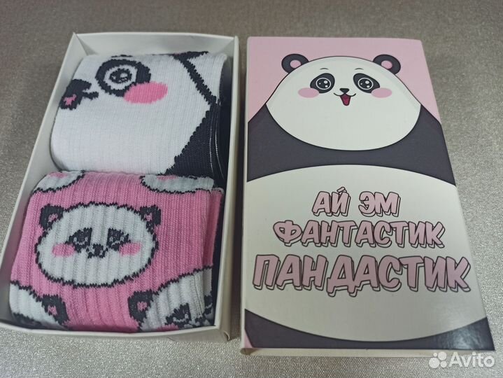 Носки панда 2 пары