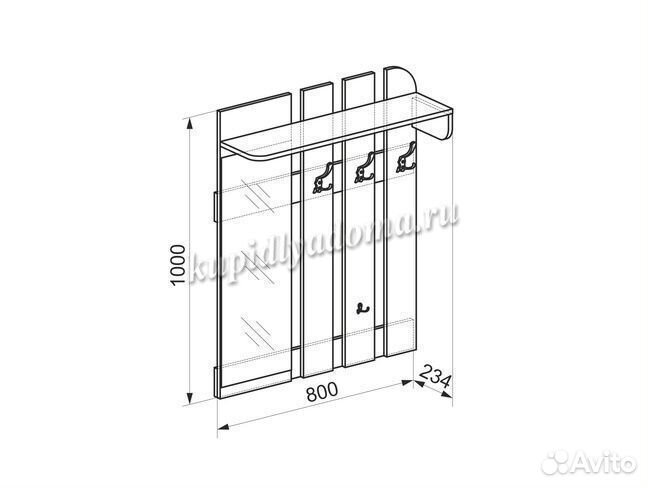 Вешалка Аврора