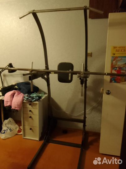 Стойка для штанги, турник, брусья torneo g212