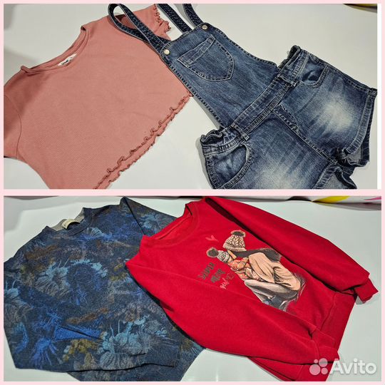 Огромный пакет вещей на девочку от 134 размера