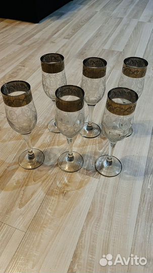 Бокалы для шампанского 6 шт