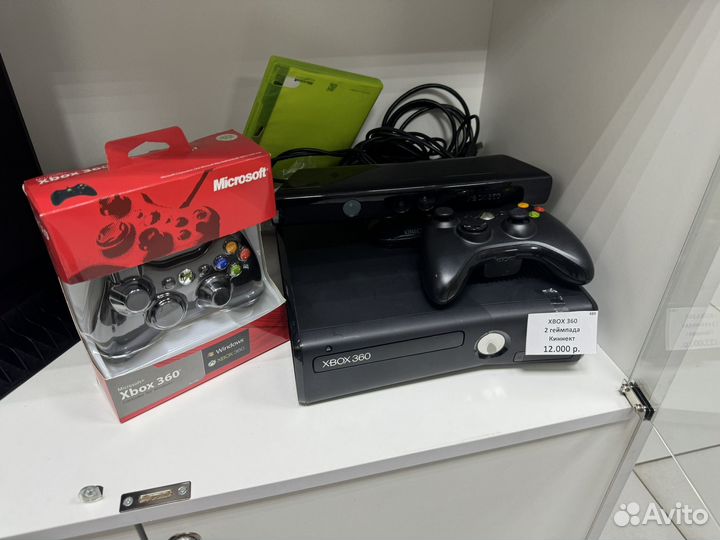 Xbox 360, киннект, 2геймпада, игры