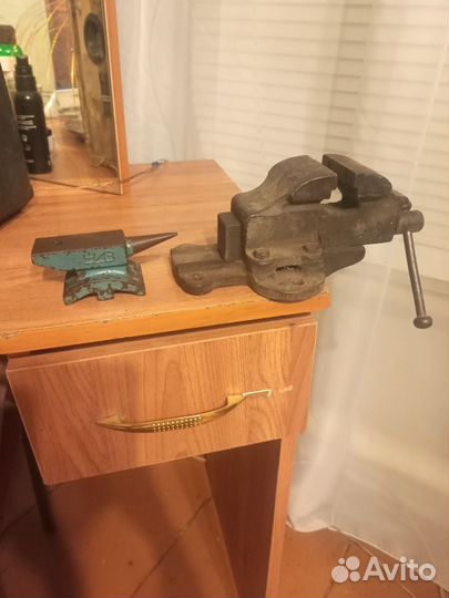 Мини наковальна для золото, тиски, СССР