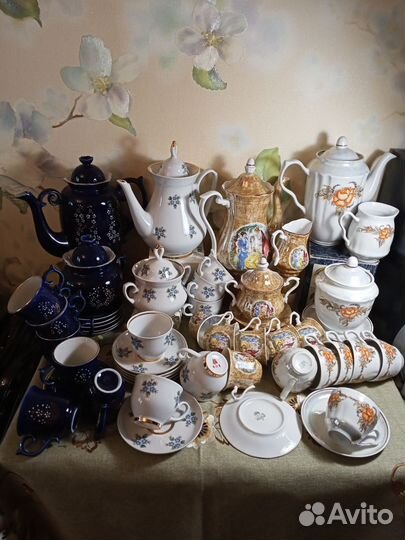 Кофейные сервизы фарфор СССР