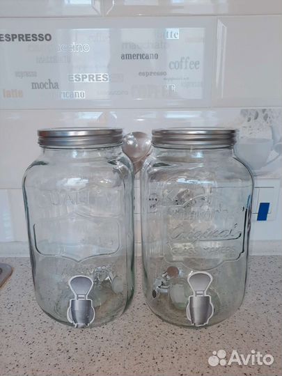 Банка с краном новая 3 литра